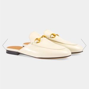 Gucci - Princeton Leather Slipper in White